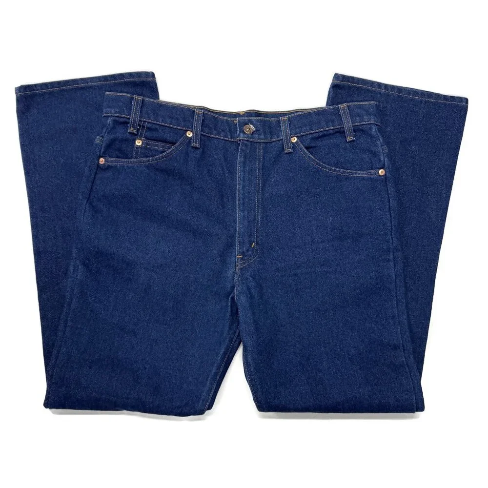 Vintage Levis Jeans Orange Tab Mens 38 x 32 Blue 20516‎ 0914 USA Made Denim